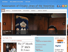 Tablet Screenshot of cryptojew.org